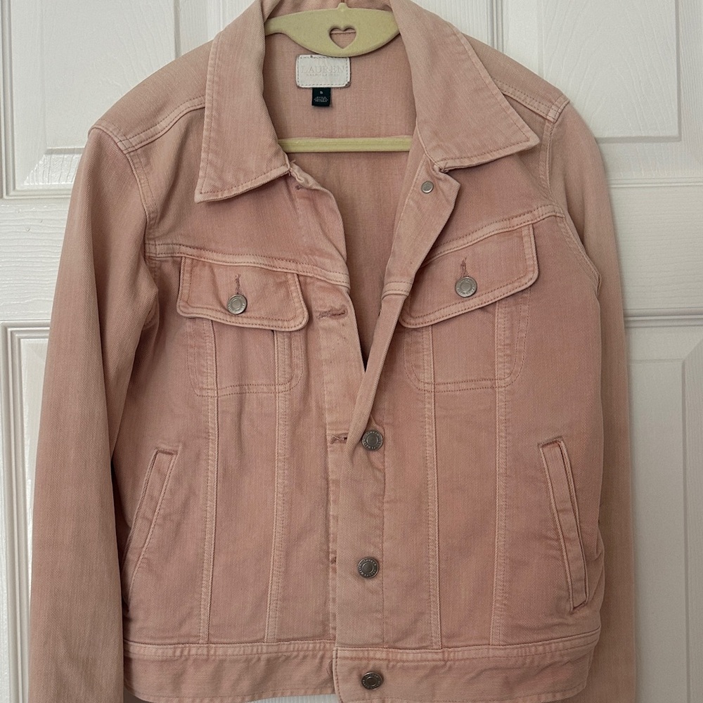 Ralph Lauren Light Pink Jean Jacket